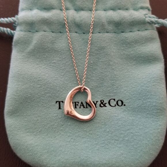 Tiffany & Co. Open heart Necklace - Picture 1 of 6
